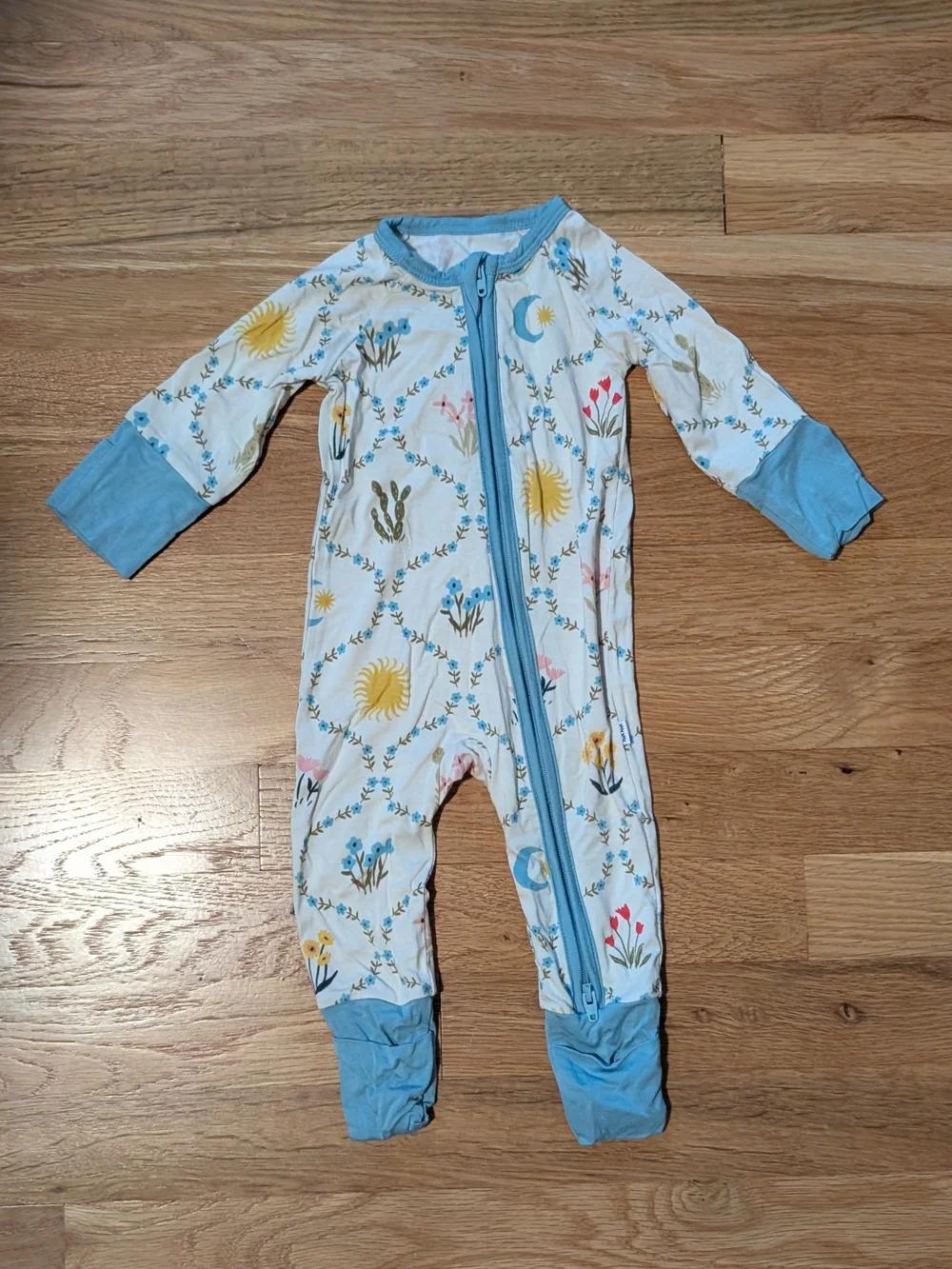 Little Sleepies Newborn Desert Blooms Zipper PJs